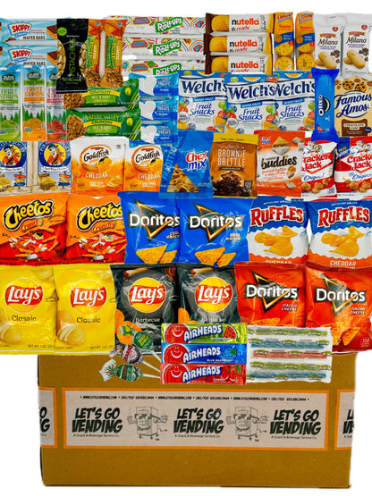The HANGRY HATER 60 Count Snack Box Variety Snacks